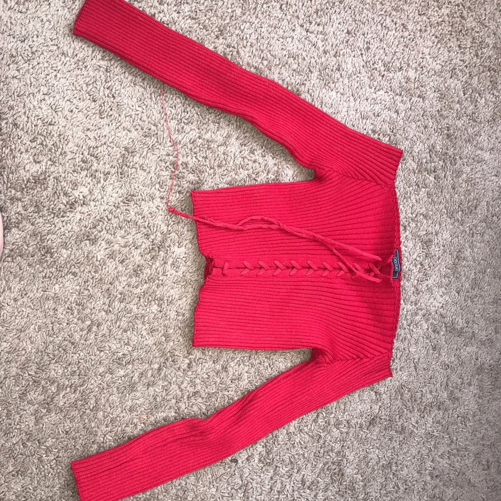 Crop sweater